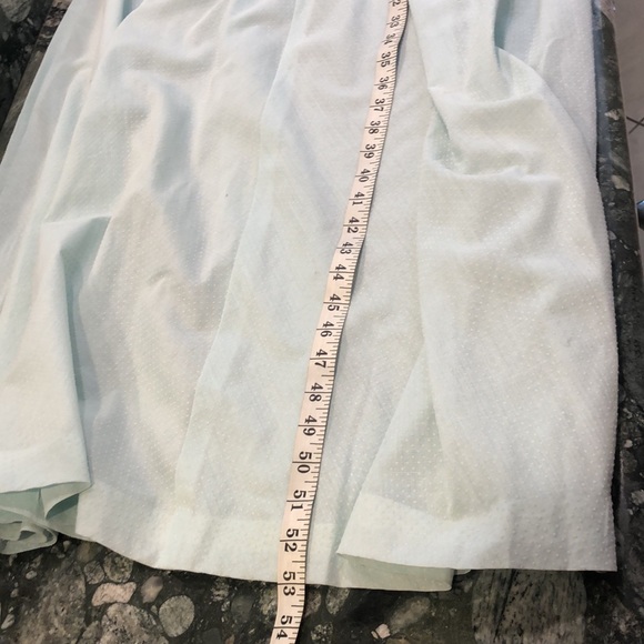 Vintage Ms Rita California Fit & Flare Wide Collar Lace Blue Dress Size S - Picture 16 of 16